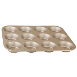 Forma do 12 muffinek i babeczek Berlinger Haus BH-1430 Miedziana
