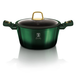 Garnek 2,4L z pokrywką 20cm Berlinger Haus BH-6057 Zielony