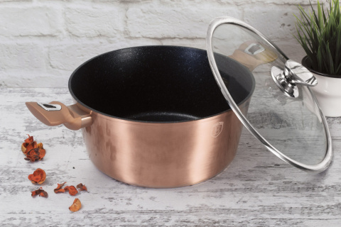 Garnek 6L z pokrywką 28cm BerlingerHaus BH-1516 Rose Gold Garnek 6L z pokrywką 28cm BerlingerHaus BH-1516 Rose Gold