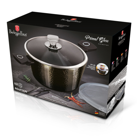 Garnek 6L z pokrywkami 28cm Berlinger Haus BH-6573 Primal Gloss Garnek 6L z pokrywkami 28cm Berlinger Haus BH-6573 Primal Gloss