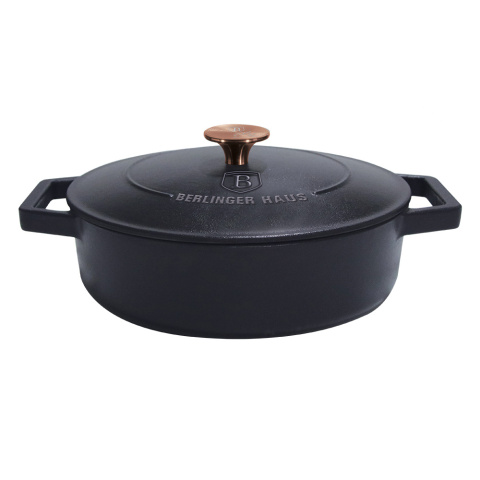 Garnek żeliwny 2,57L z pokrywką 24cm Berlinger Haus BH-6493 Garnek żeliwny 2,57L z pokrywką 24cm Berlinger Haus BH-6493