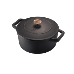 Garnek żeliwny 4,3L z pokrywką 24cm BerlingerHaus BH-6492