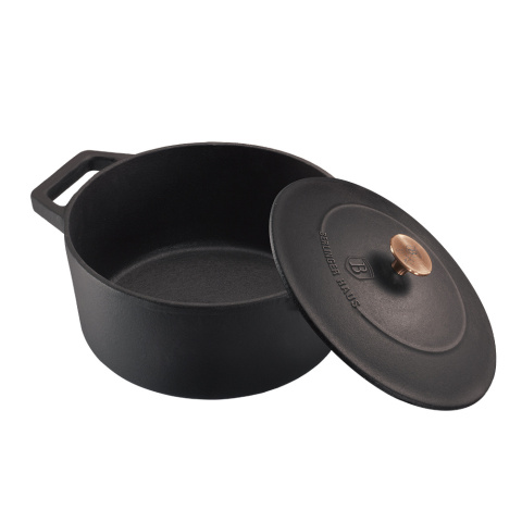 Garnek żeliwny 4,3L z pokrywką 24cm BerlingerHaus BH-6492 Garnek żeliwny 4,3L z pokrywką 24cm BerlingerHaus BH-6492