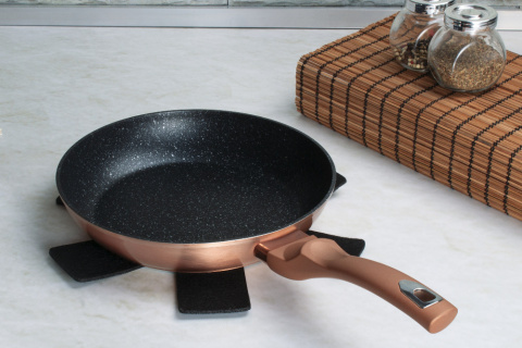 Patelnia 24cm z powłoką marmurową BerlingerHaus BH-1509 Miedziana Patelnia 24cm z powłoką marmurową BerlingerHaus BH-1509 Miedziana