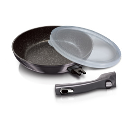 Patelnia 24cm odpinany uchwyt BerlingerHaus BH-6912 Carbon Pro