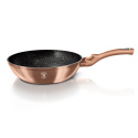 Patelnia Wok 28cm powłoka marmurowa BerlingerHaus BH-1512 Rose Gold