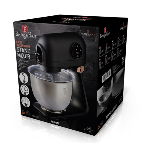 Robot kuchenny planetarny 1200W pojemność 5l Berlinger Haus BH-9323 Black Rose