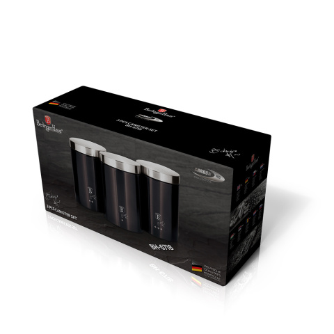 Zestaw pojemników na żywność BerlingerHaus BH-6718 Carbon Pro Zestaw pojemników na żywność BerlingerHaus BH-6718 Carbon Pro
