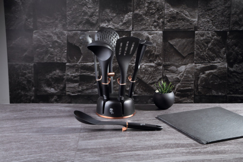 Zestaw przyborów kuchennych ze stojakiem BerlingerHaus BH-6209 Black Rose Zestaw przyborów kuchennych ze stojakiem BerlingerHaus BH-6209 Black Rose