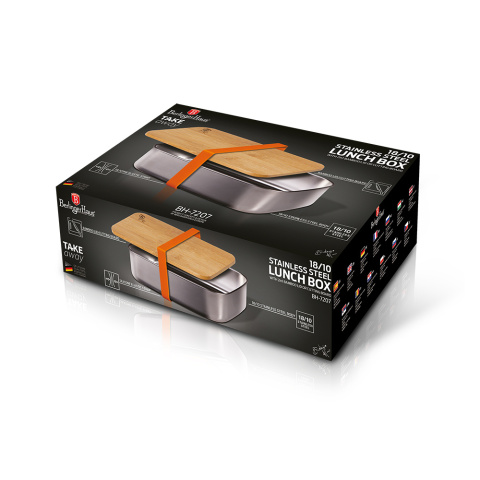 Lunch Box z bambusową pokrywką BH-7207 Lunch Box z bambusową pokrywką BH-7207