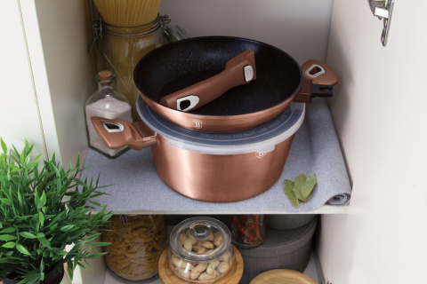 Zestaw 13 el. garnki, patelnie, przybory kuchenne BerlingerHaus BH-7058 Rose Gold Zestaw 13 el. garnki, patelnie, przybory kuchenne BerlingerHaus BH-7058 Rose Gold