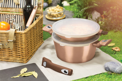 Zestaw 13 el. garnki, patelnie, przybory kuchenne BerlingerHaus BH-7058 Rose Gold Zestaw 13 el. garnki, patelnie, przybory kuchenne BerlingerHaus BH-7058 Rose Gold