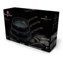 Zestaw 3 patelni z powłoką marmurową BerlingerHaus BH-6158 Black Rose