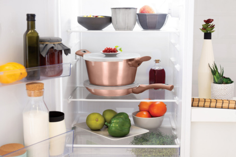 Zestaw 18 el. garnki, patelnie, przybory kuchenne BerlingerHaus BH-7034 Rose Gold