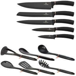 Zestaw noży i przyborów kuchennych BerlingerHaus BH-6254 Black Rose