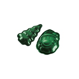Zestaw świątecznych form do pieczenia Mikołaj Choinka Berlinger Haus BH-6949 Emerald