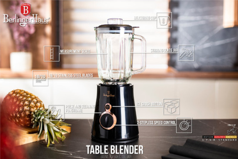 Blender kielichowy Berlinger Haus Black Rose BH-9441 Blender kielichowy Berlinger Haus Black Rose BH-9441