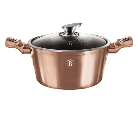 Garnek 8L z pokrywką 30cm miedziany BerlingerHaus BH-6194 Garnek 8L z pokrywką 30cm miedziany BerlingerHaus BH-6194