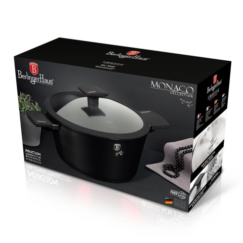 Garnek Tytanowy 20cm BerlingerHaus BH-7086 Monaco / Black Rose Collection Garnek Tytanowy 20cm BerlingerHaus BH-7086 Monaco / Black Rose Collection