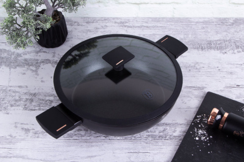 Garnek płytki z pokrywką 28cm Berlinger Haus BH-7090 Garnek płytki z pokrywką 28cm Berlinger Haus BH-7090