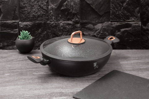 Garnek płytki z pokrywką 30cm BerlingerHaus BH-7112 Garnek płytki z pokrywką 30cm BerlingerHaus BH-7112