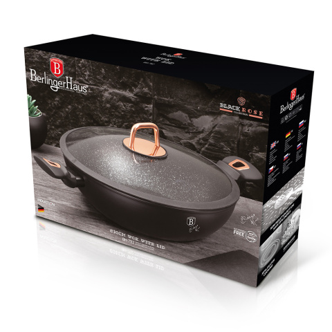 Garnek płytki z pokrywką 30cm BerlingerHaus BH-7112 Garnek płytki z pokrywką 30cm BerlingerHaus BH-7112