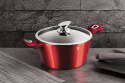 Garnek z pokrywką czerwony 6,5L Berlinger Haus BH-1258