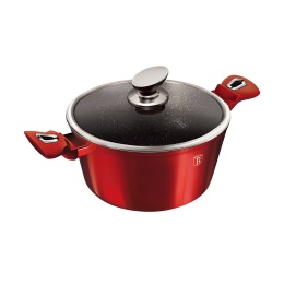 Garnek z pokrywką czerwony 6,5L Berlinger Haus BH-1258
