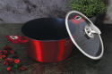 Garnek z pokrywką czerwony 6,5L Berlinger Haus BH-1258