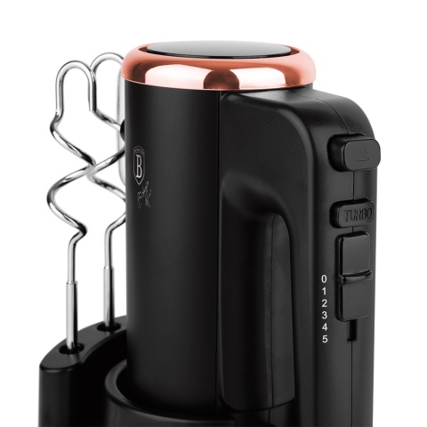 Mikser ręczny 300 W ze stojakiem BerlingerHaus Black Rose BH-9475 Mikser ręczny 300 W ze stojakiem BerlingerHaus Black Rose BH-9475