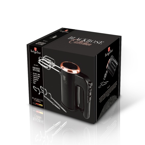 Mikser ręczny 300 W ze stojakiem BerlingerHaus Black Rose BH-9475 Mikser ręczny 300 W ze stojakiem BerlingerHaus Black Rose BH-9475