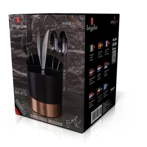 Pojemnik na przybory kuchenne Black Rose Berlinger Haus BH-6773