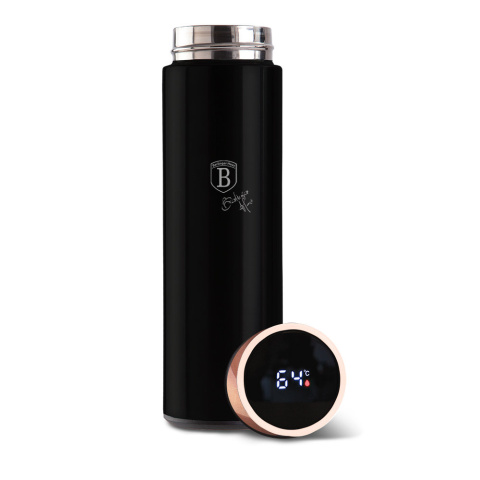 Termos kubek termiczny z wyświetlaczem LED 450 ml Black Rose BH-7957 Termos kubek termiczny z wyświetlaczem LED 450 ml Black Rose BH-7957
