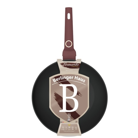 Wok z powłoką tytanową 28cm BerlingerHaus Leonardo BH-8033 Wok z powłoką tytanową 28cm BerlingerHaus Leonardo BH-8033