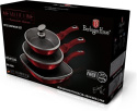 Zestaw 3 patelni z pokrywkami Berlinger Haus BH-6189