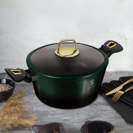 Garnek 2,4L z pokrywką 20cm Berlinger Haus BH-6057 Zielony