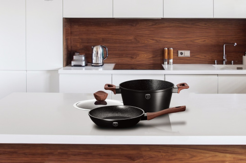Garnek 4L w zestawie z patelnią 24cm + pokrywki Berlinger Haus BH-6782 Garnek 4L w zestawie z patelnią 24cm + pokrywki Berlinger Haus BH-6782
