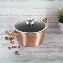 Garnek 6L z pokrywką 28cm BerlingerHaus BH-1516 Rose Gold