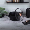 Garnek 6L z pokrywką 28cm BerlingerHaus BH-1931 Black Rose Garnek 6L z pokrywką 28cm BerlingerHaus BH-1931 Black Rose