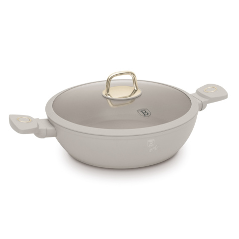Garnek płytki 3,8 L z pokrywką 28cm Berlinger Haus Sahara BH-8068 Garnek płytki 3,8 L z pokrywką 28cm Berlinger Haus Sahara BH-8068