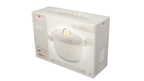 Garnek z pokrywką 24cm BerlingerHaus Sahara BH-8071 Garnek z pokrywką 24cm BerlingerHaus Sahara BH-8071