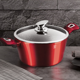 Garnek z pokrywką czerwony 4,1L Berlinger Haus BH-1257