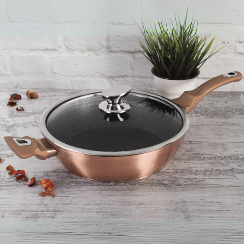 Patelnia BerlingerHaus Rose Gold 28 cm BH-1518N Patelnia BerlingerHaus Rose Gold 28 cm BH-1518N
