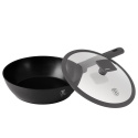 Patelnia głęboka z pokrywką 24 cm BerlingerHaus Antracit BH-8122