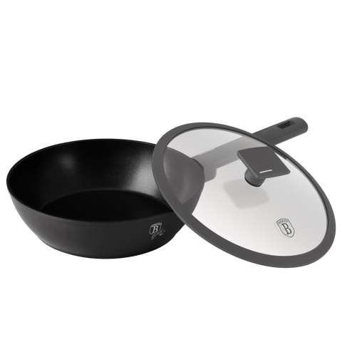 Patelnia głęboka z pokrywką 24 cm BerlingerHaus Antracit BH-8122 Patelnia głęboka z pokrywką 24 cm BerlingerHaus Antracit BH-8122