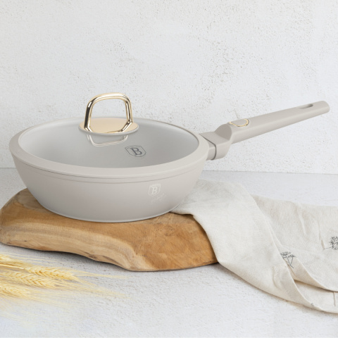 Patelnia głęboka z pokrywką 24 cm BerlingerHaus Sahara BH-8062 Patelnia głęboka z pokrywką 24 cm BerlingerHaus Sahara BH-8062