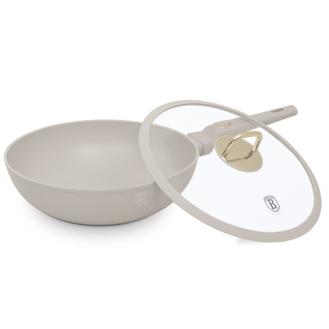 Patelnia wok z pokrywką 28cm BerlingerHaus Sahara BH-8064 Patelnia wok z pokrywką 28cm BerlingerHaus Sahara BH-8064