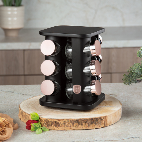 Przyprawnik do przypraw BerlingerHaus Black Rose BH-8559 Przyprawnik do przypraw BerlingerHaus Black Rose BH-8559