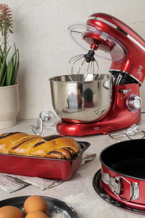 Robot kuchenny planetarny 1300W pojemność 6L BerlingerHaus Burgundy BH-9193 Robot kuchenny planetarny 1300W pojemność 6L BerlingerHaus Burgundy BH-9193