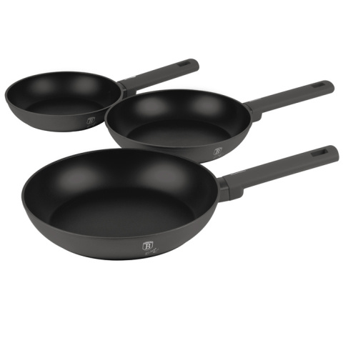 Zestaw 3 patelni BerlingerHaus Antracit BH-8138 Zestaw 3 patelni BerlingerHaus Antracit BH-8138